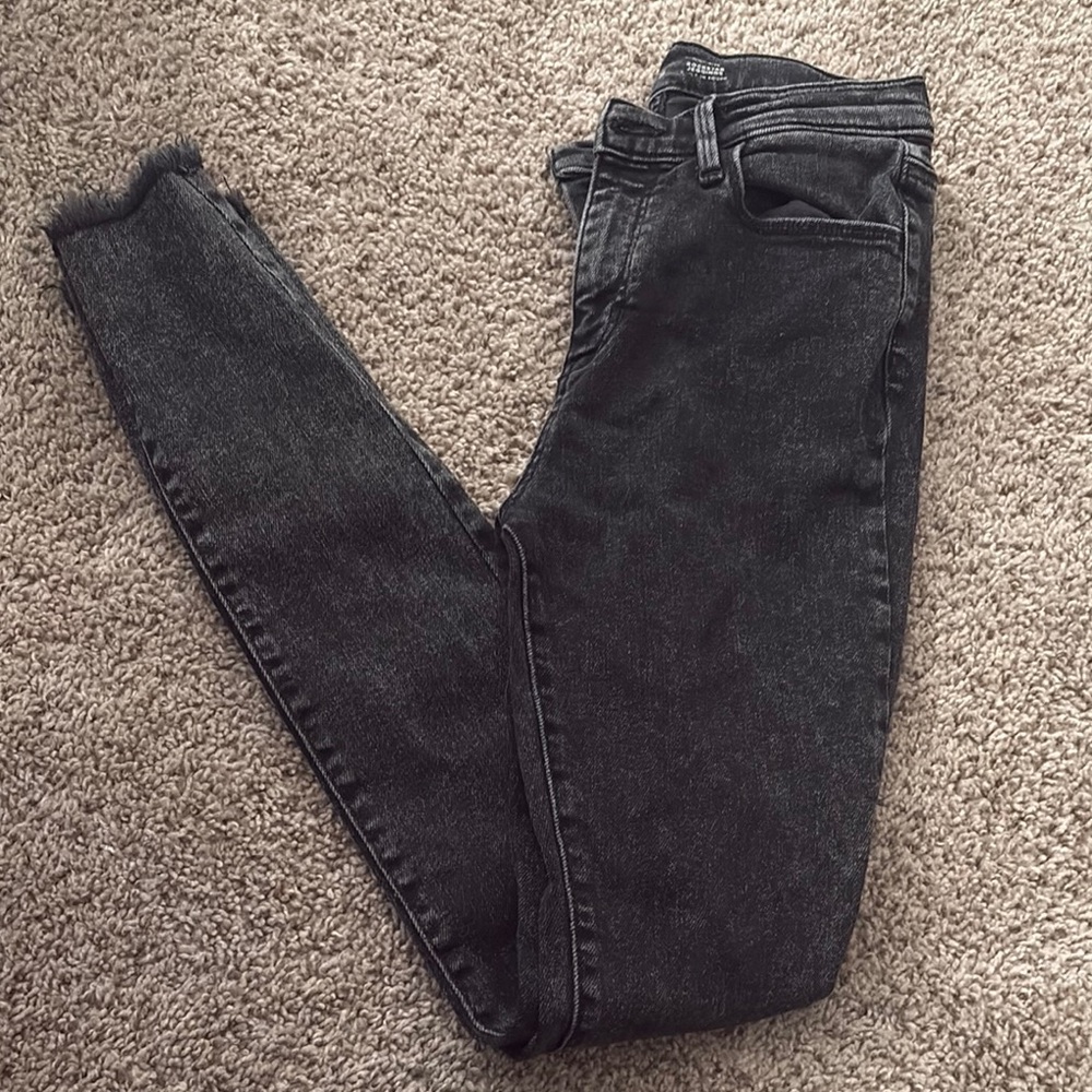 Old Navy Black Skinny Jeans Tapered Fit